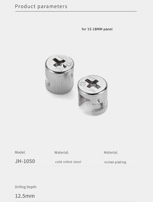 Easy Assemble Mini Cam Lock Furniture Fittings Cam Nut Connector