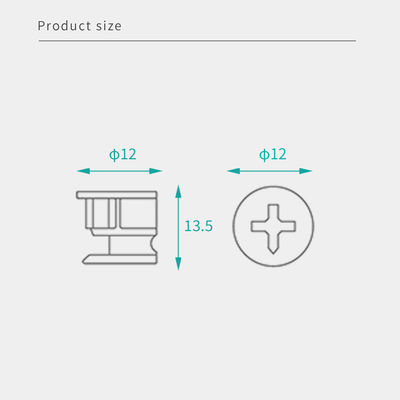 High Reliability Furniture Connector Cam Lock High Durability For Industrial