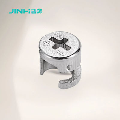 Modular Cam Lock And Nut Zinc Plated Finish For Cabinet Assembly