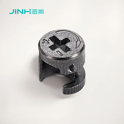 Black Nickel Plated Minifix Cam Lock Oem Flat Pack Furniture Hardware Solutions