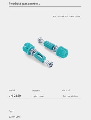 Zinc Plated Cam Screw And Lock Minifix Cam Bolt OEM For RTA Furniture Connection