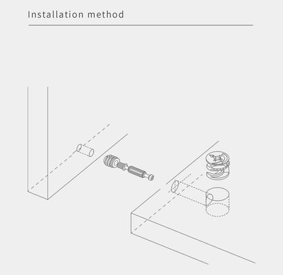 Zinc Plated Cam Screw And Lock Minifix Cam Bolt OEM For RTA Furniture Connection