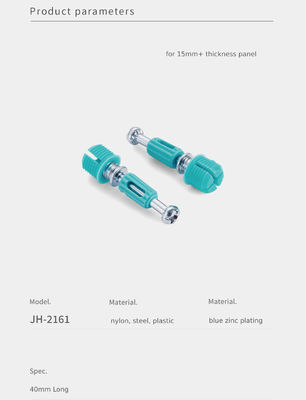 High Performance Minifix Connecting Bolts ODM For Knockdown Furniture