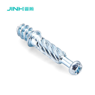 Compact Minifix Connecting Bolts Professional Furniture Panel Connector For Desk Adjustments