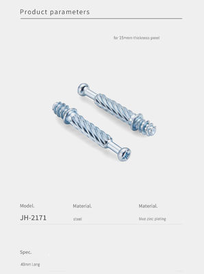 12N Torque Easy Assemble Furniture Locking Screw Cam Lock Fastener Screw