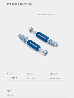 40mm Length Connector Cam And Bolt Cam Lock Bolt High Durability For Rta Furniture
