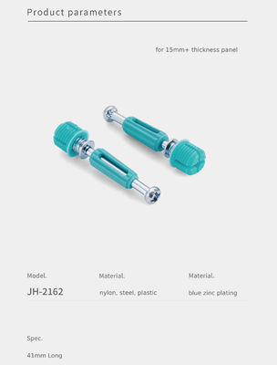 41mm Length Minifix Connecting Bolts Furniture Panel Connector For Modular Furniture