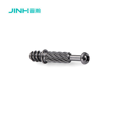 High Precision Minifix Connecting Bolts Electroplated Surface With Cold Carbon Steel