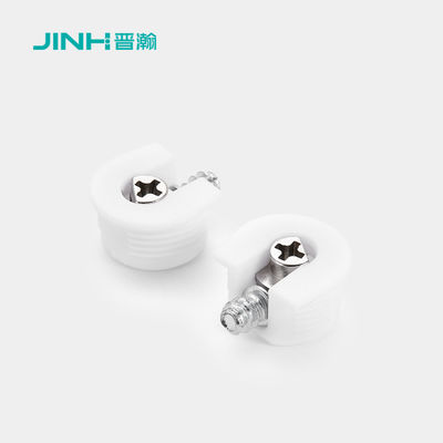 Durable White Shelf Holder Pegs Cabinet Shelf Support Pins High Strength Nickel Plated Finish