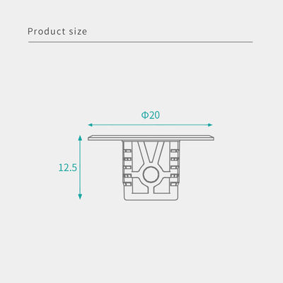 Durable White Shelf Holder Pegs Cabinet Shelf Support Pins High Strength Nickel Plated Finish