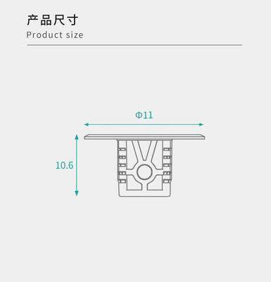 Adaptable Shelf Support Pegs Easy Installation With Zinc Plated Surface