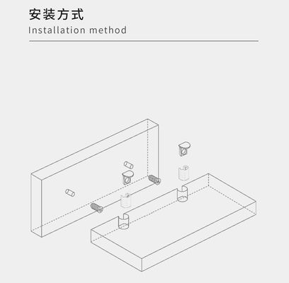 Metal Closet Shelf Pegs Adjustable Shelf Pins ISO9001 For Seamless Assembly
