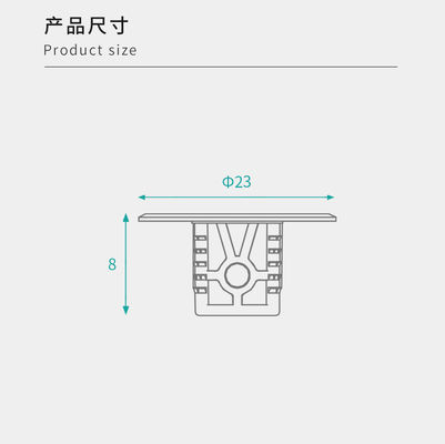 Versatile Shelf Support Pegs OEM For Glass Essential Furniture Hardware
