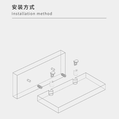 Versatile Shelf Support Pegs OEM For Glass Essential Furniture Hardware
