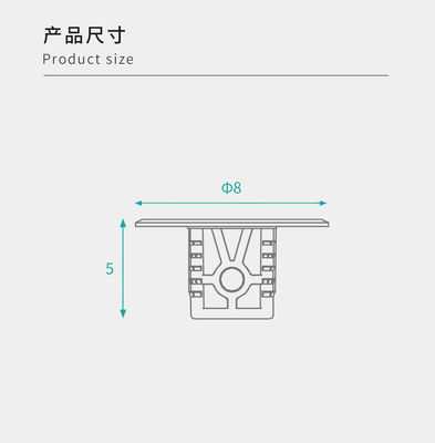 Zinc Alloy Metal Reliable Bookshelf Holder Pins Heavy Duty Shelf Pegs