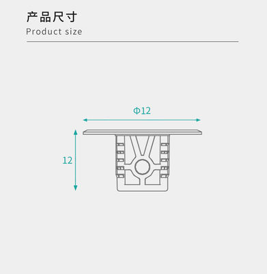 Semi Circular Shelf Support Pegs High Performance For Kitchen Cabinetry