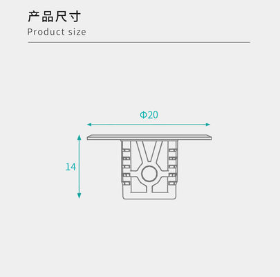 Professional Shelf Support Pegs Zinc Alloy Metal Hardware For Cabinet