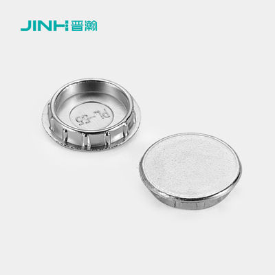 10mm Diameter Chrome Screw Caps Plastic Screw Caps Versatile Fittings OEM
