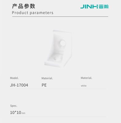Compact Plastic Corner Supports OEM 2 Hole For Sturdy Flat Pack Furniture Assembly