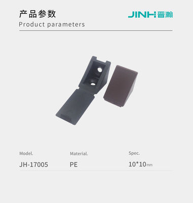 10x10mm Size Plastic Corner Fixings High Performance Plastic Corner Shelf Bracket