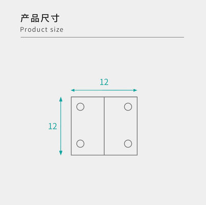 12x12mm Size Durable Plastic 90 Degree Angle Bracket Plastic Corner Angle Brackets