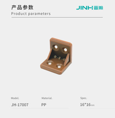 16x16mm Size Plastic Corner Brackets Easy Installation For Home