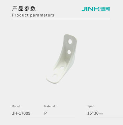 Furniture Fixing Plastic Corner Brackets 15x30mm Size In Industrial Applications