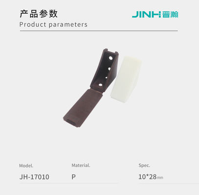 10x28mm Size Plastic Corner Brackets Brown For K/D Furniture