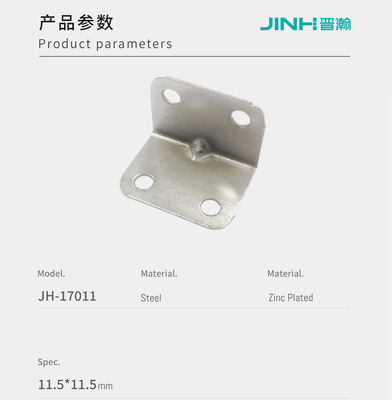 11.5x11.5mm Size Furniture Angle Brackets High Precision For KD Furniture