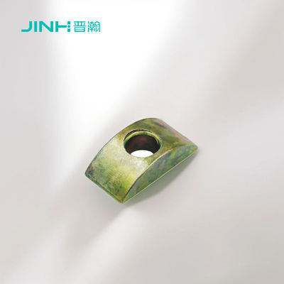 Easy Installation Metal Half Moon Nuts 33x11mm Size For Modular Furniture Assembly Connections