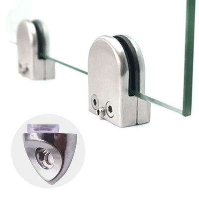 Customizable Glass Panel Clips Glass Panel Holding Clips High Strength With Fish Mouth Type