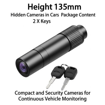 Height 135mm Hidden Cameras in Cars Package Content 2 X Keys Compact and Security Cameras for Continuous Vehicle Monitoring