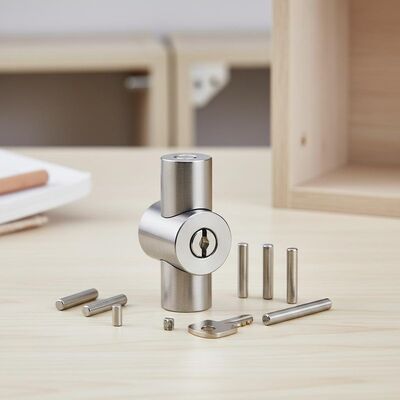 Height 135mm Minifix Cam Lock SPCC Cold Rolled Steel Material Grade Key Combination 1000 Suitable for Secure and Furniture Joining