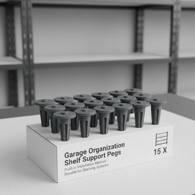 Garage Organization Shelf Support Pegs Push in Installation Method 15 X Shelf Support Pegs Durable for Shelving Systems