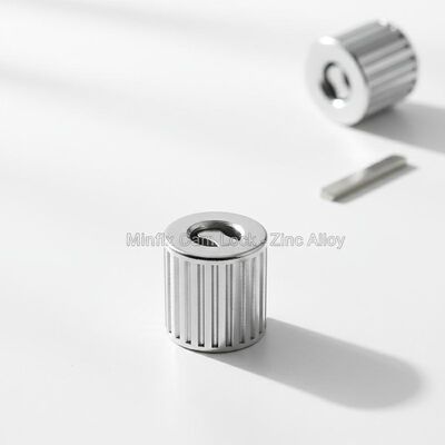 Anti rotation vertical ridges Minifix Cam Lock Zinc Alloy Flat Key Type Durable Secure Furniture Connector Fast Assembly