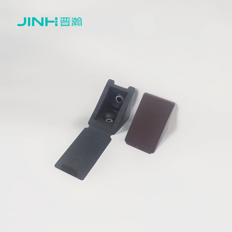 10x10mm Size Plastic Corner Fixings High Performance Plastic Corner Shelf Bracket