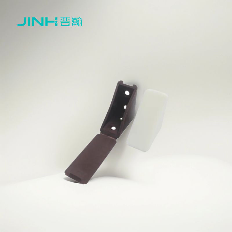 10x28mm Size Plastic Corner Brackets Brown For K/D Furniture