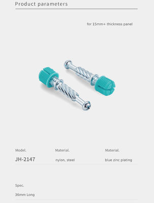 Cabinet Minifix Connecting Bolts Stable For Panel Furnitures
