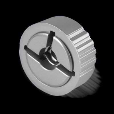 Panel Furniture Manufacturing Minifix Cam Lock Using Anti rotation Vertical Ridges Friction Mechanism and Known as Minifix Cam Wheel