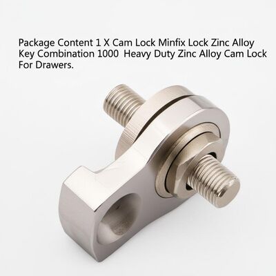 Package Content 1 X Cam Lock Minifix Cam Lock Zinc Alloy Key Combination 1000 Heavy Duty Zinc Alloy Cam Lock For Drawers