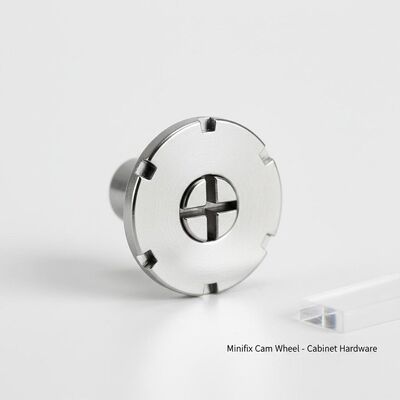 Keyed Different Yes Minifix Cam Lock Zinc Alloy Secure Fastening Alternative Name Minifix Cam Wheel Suitable for Cabinet Hardware