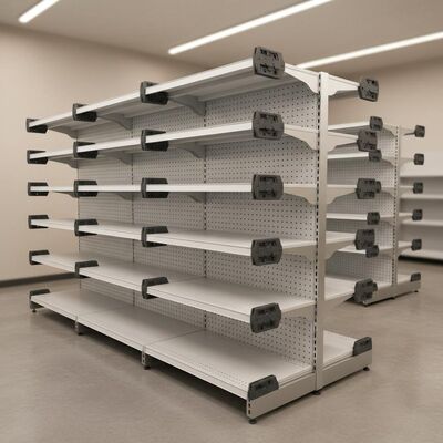Logo Convenience Store Display Shelves Incorporating Shelf Support Designed for Easy Assembly and Effective Product Presentation