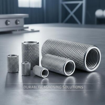 Knurled Internal Threaded Insert Corrosion Resistance High Stainless Steel Variants Durable Fastening Solution for Industrial Applications