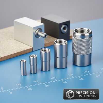 Threadsize M3 To M12 Threaded Insert Nuts Precision Engineered Components With Outer Diameter Varies By Size For Mechanical Assembly Applications