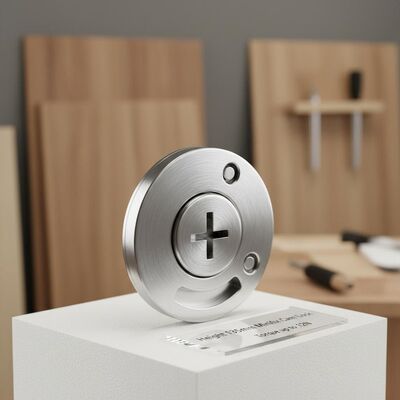 Height 135mm Minifix Cam Lock alternative name Minifix Cam Wheel torque up to 12N designed for strong and furniture joints