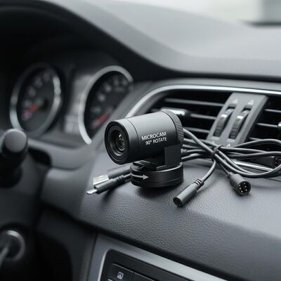 Diameter 12mm Hidden Cameras in Cars Featuring Key Rotation 90 Degrees Engineered for Discreet Installation and Performance