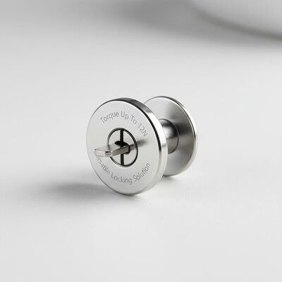 Flat Key Minifix Cam Lock 12mm Diameter Torque Up To 12N Versatile Locking Solution For Various Applications